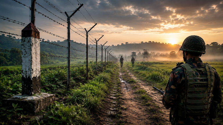 মৌলভীবাজার সীমান্তে বিএসএফের গুলিতে বাংলাদেশি তরুণ নিহত হওয়ার ঘটনায় সীমান্ত এলাকায় বিজিবির টহল