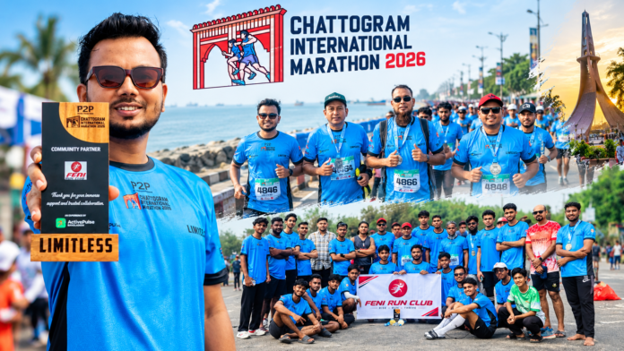 চট্টগ্রাম আন্তর্জাতিক ম্যারাথনে ফেনী রান ক্লাবের রানাররা